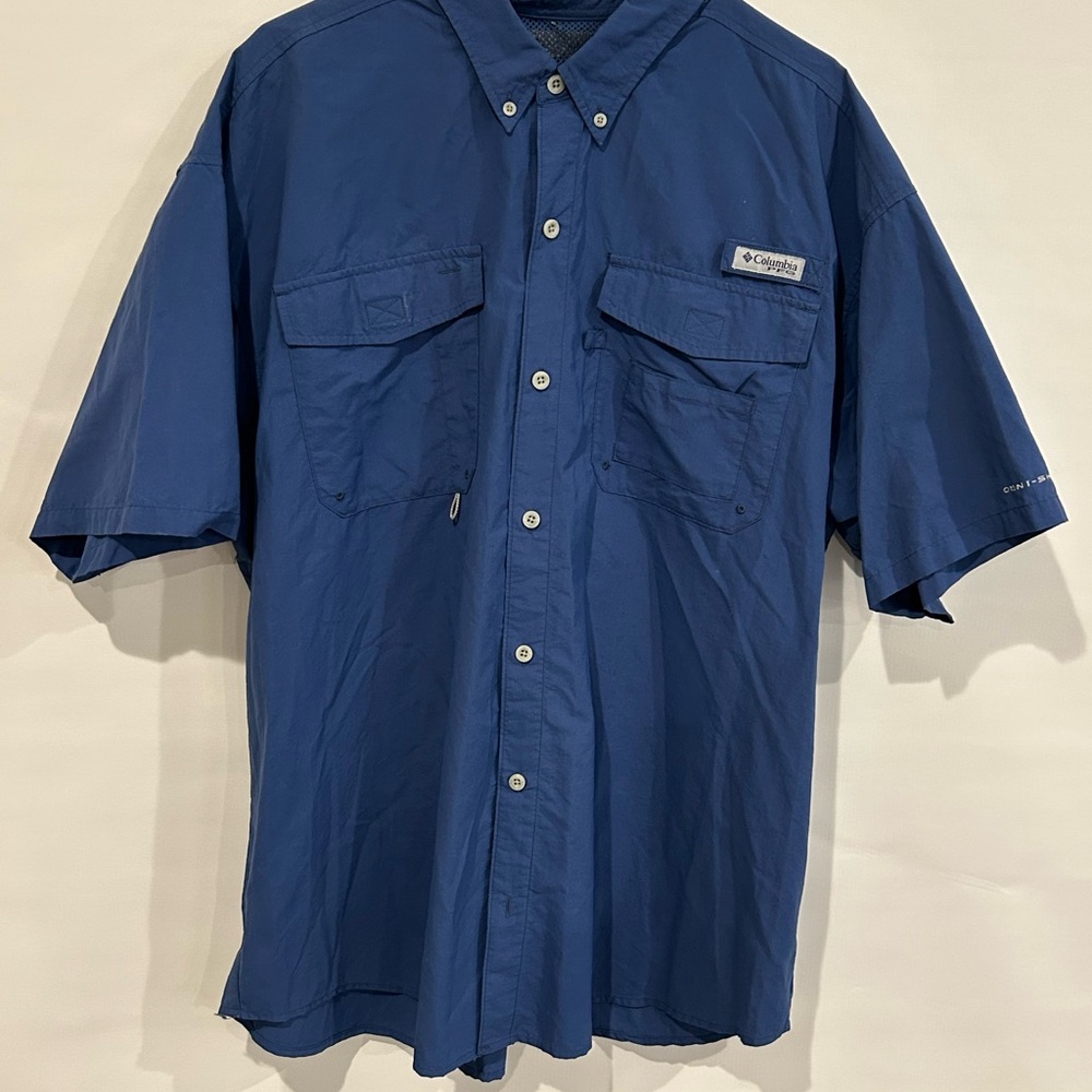 Columbia Men's Navy Button-Down Shirt